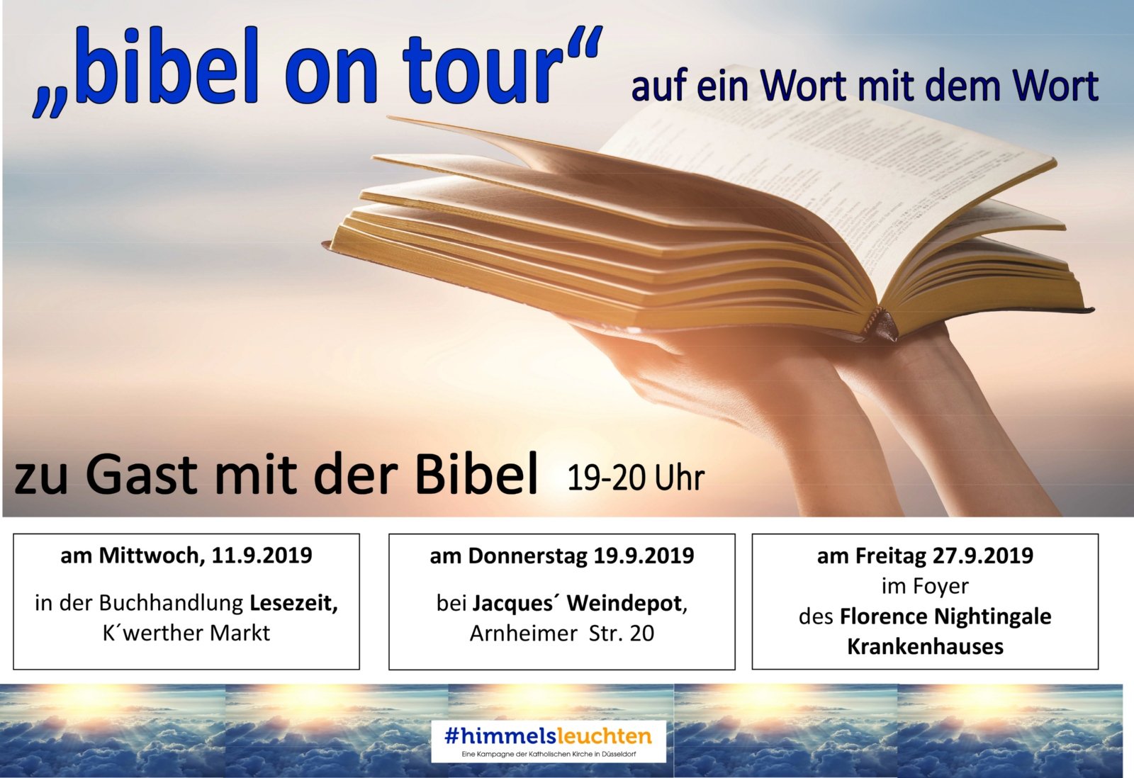 Plakat bibel on tour a
